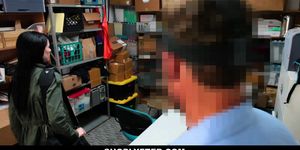 Shoplyfter - Petite Teen Blackmailed And Stripped Down