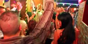 DRUNKSEXORGY - Sexy girls dancing erotically in a club