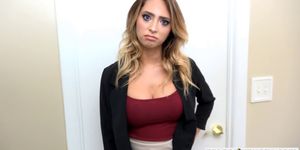 Huge boobs real estate agent fucks the house inspector (Quinn Wilde)