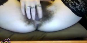 Teen Creamy Hairy Pussy Webcam Continue on MyCyka com