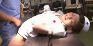 Emi Harukaze Lovely Asian nurse enjoys part4 - video 2