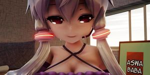 [3D MMD Giantess] POV Growth & Shrinking Size Play with Yukari HQ by AswaBaba
