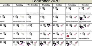 Locktober 2020 - The tasks that each proper chastity slave should perform that month of the year. (Alison Webb)