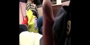 masturbate in train