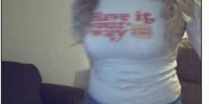 Busty Amateur Teen Strips And Plays On Webcam - Kurb