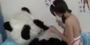 Hot Nurse Cures Panda Using Hot Sex