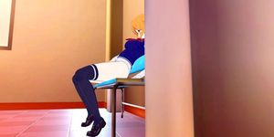 Shokugeki no Soma: Erina Nakiri HOT MASTURBATION (3D Hentai)