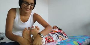 GTK: Ingrid's Toe-Tally Crazy Mummified Foot Tickle Revenge on Sloe!