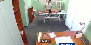 FakeHospital Hot nurse massages patient before sucking and fucking him