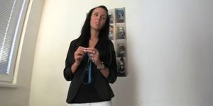 PublicAgent - Black haired sells her body for cash