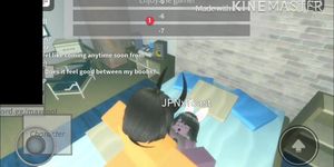 Fucking my cute bunny girl for the third time on roblox