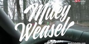 MyDirtyHobby - Amateur blonde outdoor sex in a car