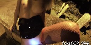 Meaty cock satisfies the fake cop - video 3