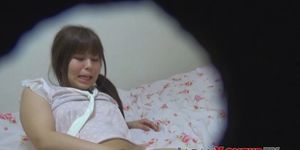 JAPAN VOYEUR TV - Little Japanese Lady Secretly Recorded Masturbating