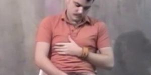 DIRTY BOYS VIDEO - Kinky gay pervert jacks off to a male sex doll