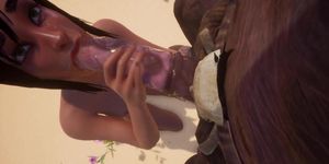 BLOWJOB PORN CLIP - 3D ANIMATION WILD LIFE GAME THIRSTY GIRL