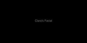 The Art Of Blowjob Claras Facial