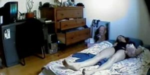 Spying a girl masturbating in bed bu JLS