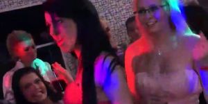 Dirty girls on a mission to fuck hard at the orgy party