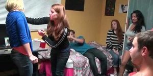 College sex party with striptease and nasty sex games