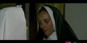 Blonde innocent nun needs forgiveness from older sister