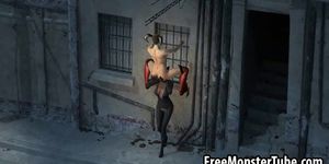 3D Harely Quinn getting eaten out by Catwoman (Harley Quinn)