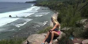 ATK Girlfriends - You explore with Khloe and end up at the nude beach! (Khloe Kapri)