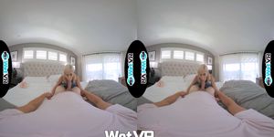 WETVR - Step Sis Fucks Masturbating Step Bro In Virtual Reality