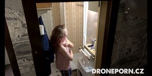 Spy cam in Rebekas shower voyeur porn video