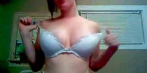 Lovely Teen show big tits - video 1