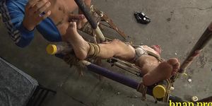 Horny gay craves for bondage sex
