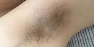 Hairy Teen Shows off Armpits