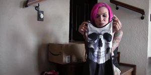 Anna Bell Peaks Trying on the Smallest Bikini EVER!