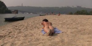 NUDIST VIDEO - Nudist beach brings the best out of two hot teens