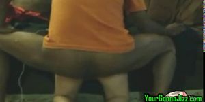 Hot interracial couple do anal gape on webcam
