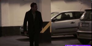 Horny Anissa Kate sex in parking garage