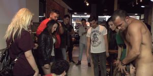 Anal slut gangbang fucked in public (Valentina Bianco)