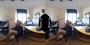 Margarita young teen virtual 3d strip in my office