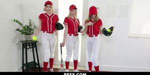 Baseball Coach gets Sucked off by three Horny Teens