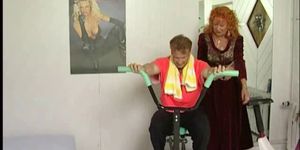 MANIAC PASS - Old fat redhead gets drilled