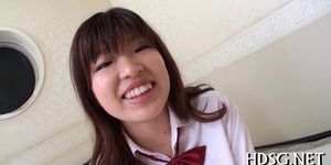 School girl in tie takes hard fuck - video 19