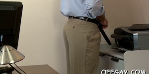 Flaming oral sex at the office - video 6