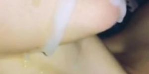 Slow Motion Close Up Massive Cum Load In Teen's Mouth