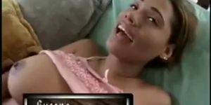 Busty All Natural Dominican Girl - video 1