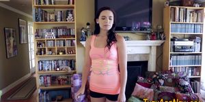 Horny teen gets cumshot - video 5