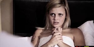 Vulnerable teen addict tricks into fucking during rehab (Madison Hart)