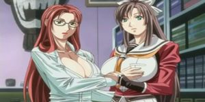 Anime Lesbian Hentai Series - Uncensored Hentai Lesbian Anime Sex Scene HD - Tnaflix.com