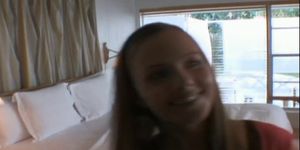 Dirty teen gets on all four - video 16