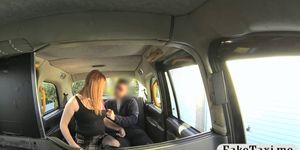 Lucky cab driver fucked big natural tits amateur passenger