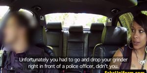 Black british amateur sucking uniformed cop